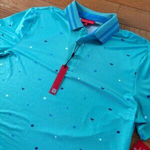 Redvanly Polo Golf‎ Shirt Mens L Langham Performance Purepoly NEW NWT